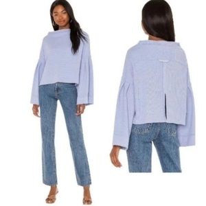FREE PEOPLE Blue Moon Quartz bunny pull over